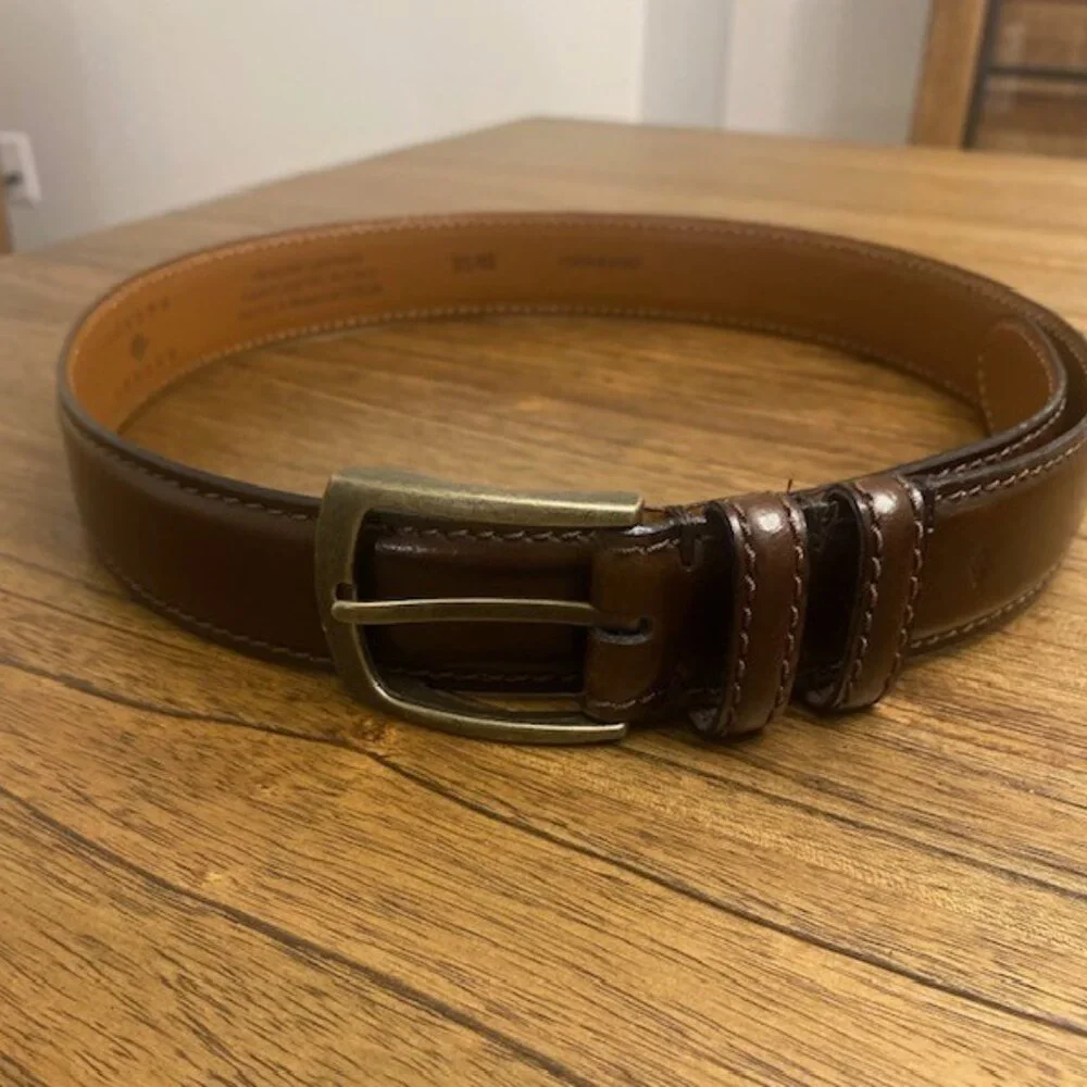 JOSEPH ABBOUD Leather Dress Belt
